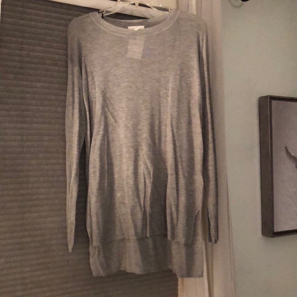Gray sweater!